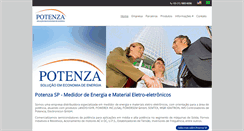 Desktop Screenshot of potenza-sp.com.br
