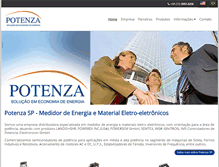 Tablet Screenshot of potenza-sp.com.br